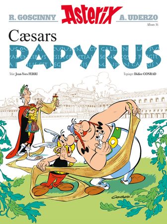 Omslag: Cæsars papyrus av Jean-Yves Ferri