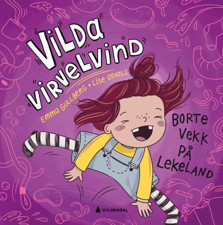 Omslag: Borte vekk på lekeland av Emma Gullberg