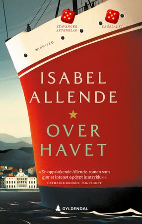 Omslag: Over havet av Isabel Allende