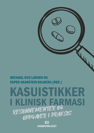 Omslag: Kasuistikker i klinisk farmasi av Michael Due Larsen