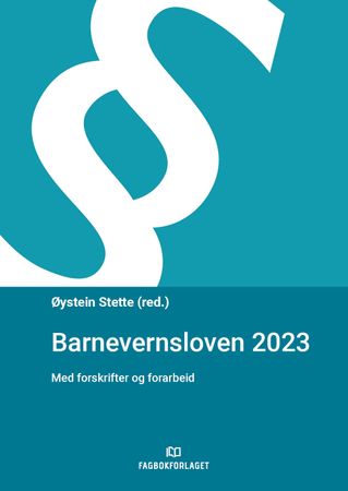 Omslag: Barnevernsloven 2023 av Øystein Stette
