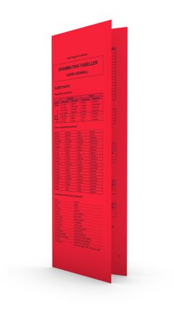 Grammatikk-tabeller. Norsk (bokmål)