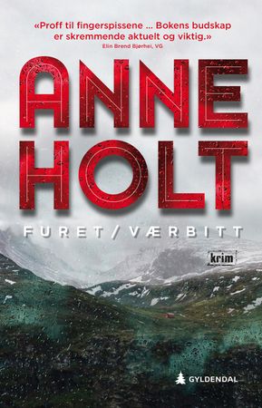 Omslag: Furet/værbitt av Anne Holt