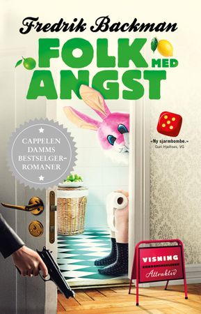 Omslag: Folk med angst av Fredrik Backman