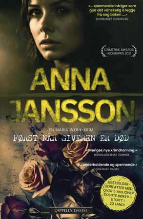 Omslag: Først når giveren er død av Anna Jansson