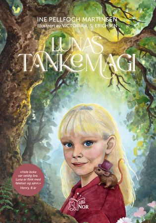 Omslag: Lunas tankemagi av Ine Pellfoch Martinsen