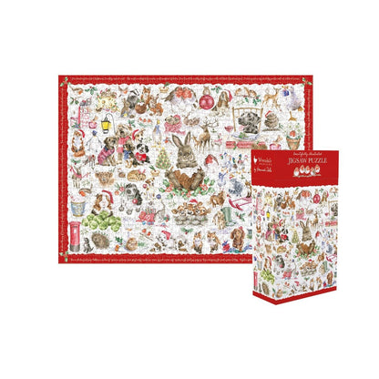 'COUNTRY SET CHRISTMAS' ANIMAL JIGSAW PUZZLE