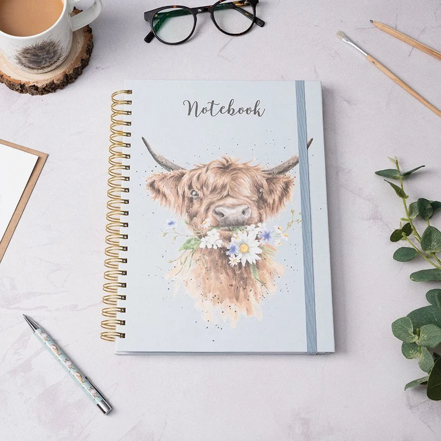Notatbok A4 spiral "Daisy Coo"